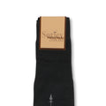 Plain Anthracite and Grey Clocked Scotland Thread Long Socks