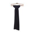 Scarf Plain Colour With Embroidered Stitch Cashmere And Silk