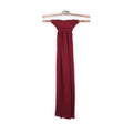 Scarf Plain Colour With Embroidered Stitch Cashmere And Silk