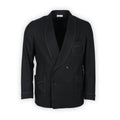 Jacket Plain Colour Wool And Nylon 4 Buttons Double Breasted
