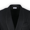 Jacket Plain Colour Wool And Nylon 4 Buttons Double Breasted