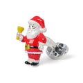 Cufflinks - Santa Claus Sterling Silver & Enamel