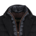Double Jacket - Silk & Cashmere Detachable Bib + Buttoned