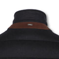 Double Jacket - Silk & Cashmere Detachable Bib + Buttoned