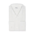 Shirt Plain Colour Cotton And Silk Single Cuff With Two Button Miami Collar