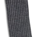 Plain Navy and White Plated Cotton Long Socks