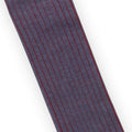 Socks - Long Pur Cotton Plaited