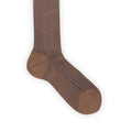 Socks - Long Pur Cotton Plaited
