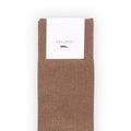 Socks - Long Pur Cotton Plaited