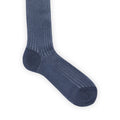 Socks - Long Pur Cotton Plaited