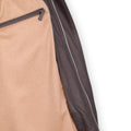Jacket - Smooth Leather Detachable Fur Collar