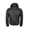 Jacket - Smooth Leather Detachable Fur Collar