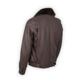 Jacket - Smooth Leather Detachable Fur Collar