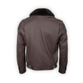 Jacket - Smooth Leather Detachable Fur Collar