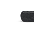 Black Crocodile Leather Belt