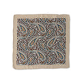 Pocket Square - Paisley Pattern Silk