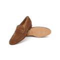 Smooth Loafers in Taupe Suede
