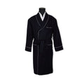 Plain Navy Cotton and Cashmere Night Gowl