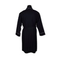 Plain Navy Cotton and Cashmere Night Gowl
