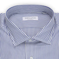 Shirt - Striped Cotton Single Cuff