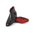 Boots - DECON CHELSEA Patinated Leather & Leather Soles Lace-Ups + Eyelets