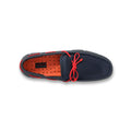 Braided Lace Loafers in Navy Rubber
