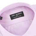 Checked White and Fuschia Slim Shirt