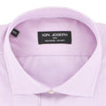 Checked White and Fuschia Slim Shirt