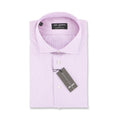 Checked White and Fuschia Slim Shirt