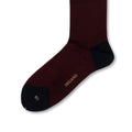 Oxford Blue and Burgundy Scotland Thread Long Socks