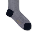 Oxford Navy and White Blue Scotland Thread Long Socks