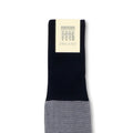Oxford Navy and White Blue Scotland Thread Long Socks
