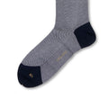 Oxford Navy and White Blue Scotland Thread Long Socks