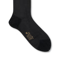 Oxford Black Scotland Thread Long Socks