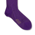 Oxford Purple and Grey Scotland Thread Long Socks