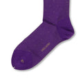 Oxford Purple and Grey Scotland Thread Long Socks