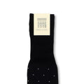 Oxford Navy and White Scotland Thread Long Socks
