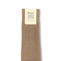 Plain Beige Scotland Thread Long Socks