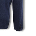 Mottled Blue Double Breasted Wool Jacket
