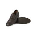 Loafers - THORNE Grained Leather & Rubber Soles + Apron