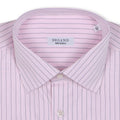 Striped Pink Double Cuff Shirt