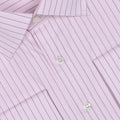 Striped Pink Double Cuff Shirt
