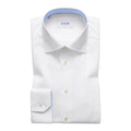 White Contrast Detail Shirt