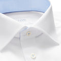 White Contrast Detail Shirt