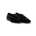Belgian Shoes Loafers in Black Velvet