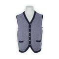 Gilet - BALTIMORE Knitted Cashmere Sleeveless Buttoned