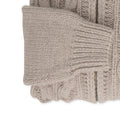 Cable Knit Sweater - Cashmere Zipped
