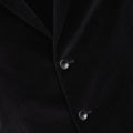 Blazer - Smooth Velvet Cotton Stretch Unfinished Sleeves
