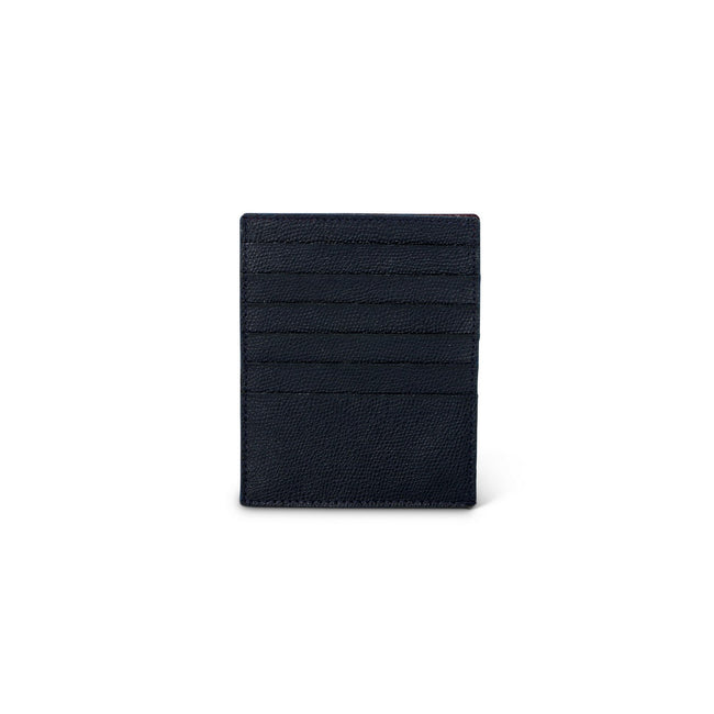 Navy Grained Leather Cardholder