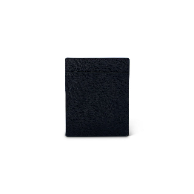 Navy Grained Leather Cardholder